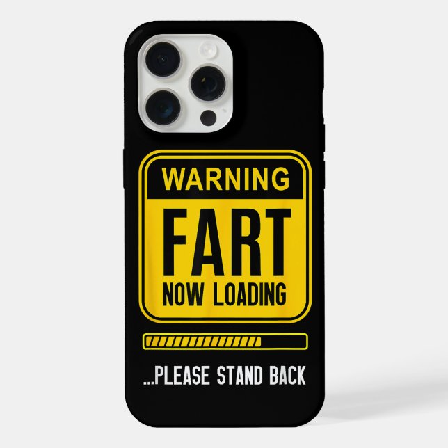 Funny Gag iPhone 15 Pro Max Hülle (Rückseite)