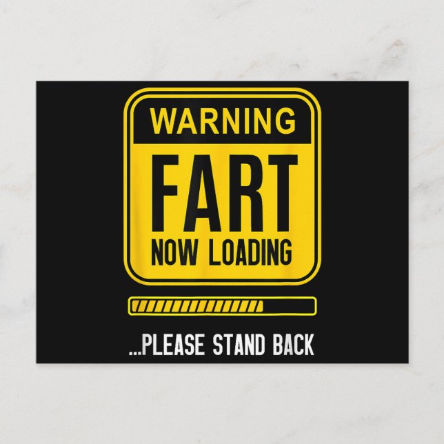 Funny Gag Postkarte (Vorderseite)