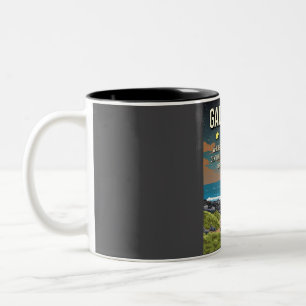 Funny Galapagos Islands 5 Star Tortoise Review Tra Zweifarbige Tasse