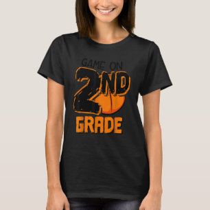 Funny Game auf der zweiten Stufe Basketball ersten T-Shirt
