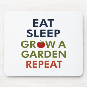 Funny Game Eat Sleep Groove Ein Garten Wiederholun Mousepad