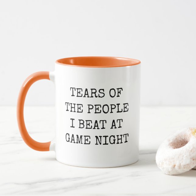 Funny Game Night Winner Tasse (Mit Donut)