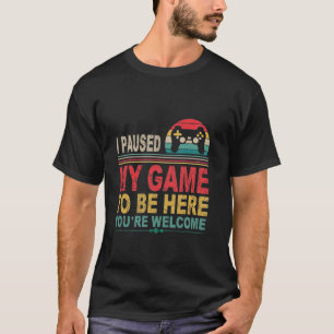 Funny Gamer Bruh Ich habe mein Spiel unterbrochen, T-Shirt