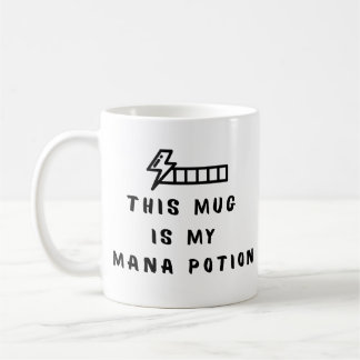 Funny Gamer Coffee Mug This Mug Is My Mana Potion  Kaffeetasse