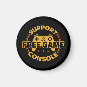 Funny Gamer Console Protest Gaming Magnet