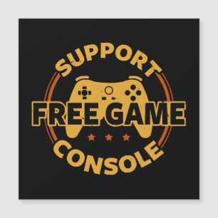 Funny Gamer Console Protest Gaming Magnetkarte
