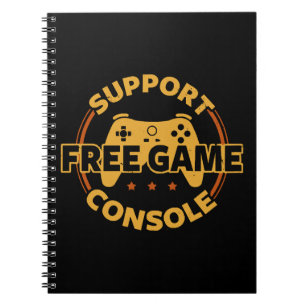 Funny Gamer Console Protest Gaming Notizblock