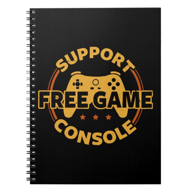 Funny Gamer Console Protest Gaming Notizblock (Vorderseite)