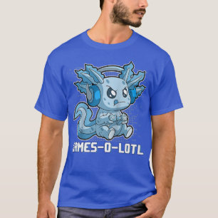 Funny Gamer Gamesolotl Axolotl Video Games Kawaii T-Shirt