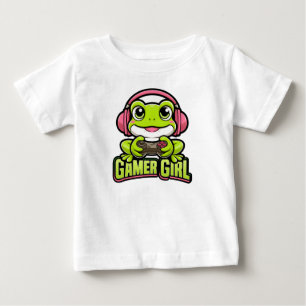 Funny Gamer Girl T - Shirt Design - Gaming tee