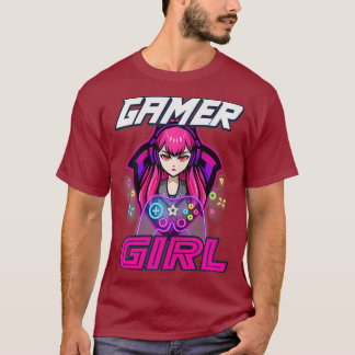 Funny Gamer Girl Video Game Women Gaming Lover T-Shirt