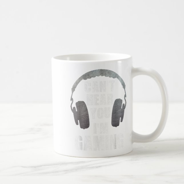 Funny Gamer kann dich nicht hören, ich spiele Teen Kaffeetasse (Rechts)
