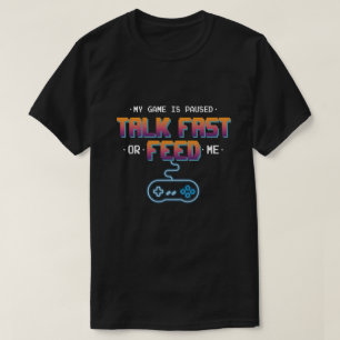 Funny Gamer Quote T - Shirt - "Mein Spiel ist ange
