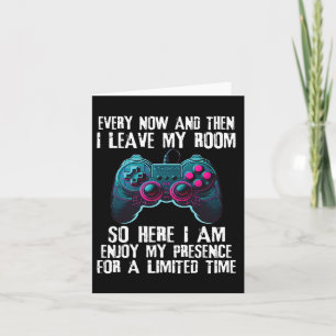 Funny Gamer Redewendungen für Boys Teens Video Gam Karte