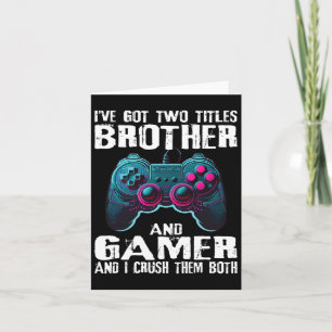 Funny Gamer Redewendungen für Jungs Kinder Videosp Karte