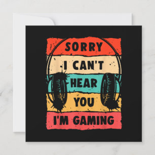 Funny Gamer Shirt für Teens Boys Men Video Gaming Einladung