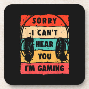 Funny Gamer Shirt für Teens Boys Men Video Gaming Getränkeuntersetzer