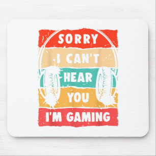 Funny Gamer Shirt für Teens Boys Men Video Gaming Mousepad
