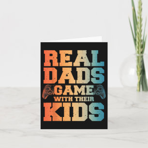 Funny Gamer Vater Art für Gaming Vater Daddy Men G Karte