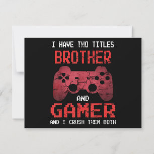 Funny Gamer Vintage Videospiele für Boys Brother