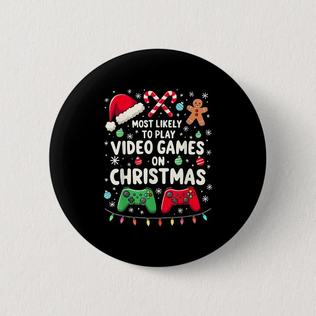 Funny Gamer wird höchstwahrscheinlich Videospiele  Button (Vorderseite)