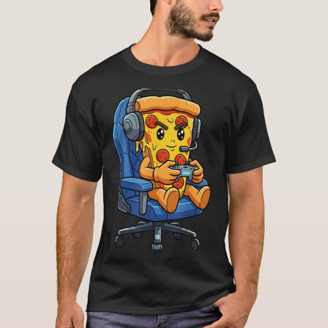 Funny Gamer Zza Gaming Video Game Enthusiast Boys  T-Shirt (Vorderseite)
