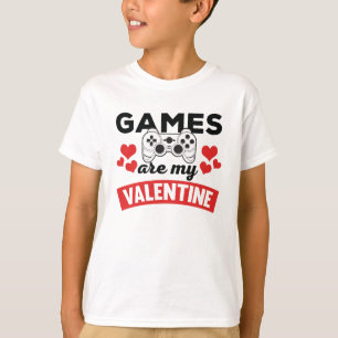 Funny Games sind Meine Valentinin Print T-Shirt