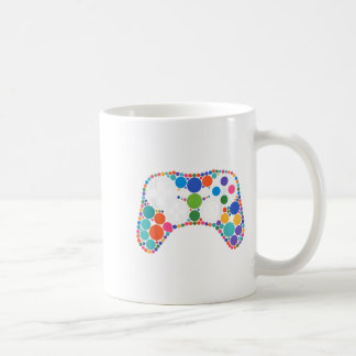 Funny Gaming Controller Polka Dot Video Gamers Dot Kaffeetasse