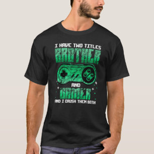 Funny Gaming für Jungs Bruder Son Video Gamer Vint T-Shirt