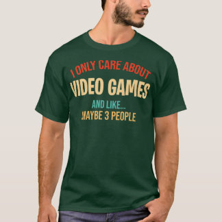 Funny Gaming für Männer Ich interessiere mich nur  T-Shirt