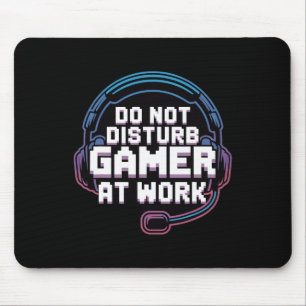 Funny Gaming Headset Spaß stören Gamer nicht Mousepad