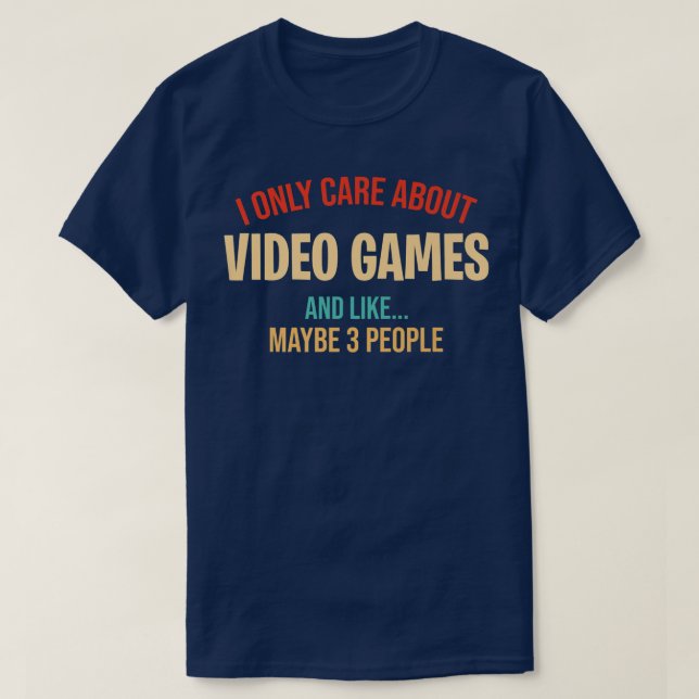 Funny Gaming Shirt für Männer Ich interessiere mic (Design vorne)