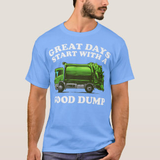 Funny Garbage LKW Design Kinder Männer Dump Tri T-Shirt