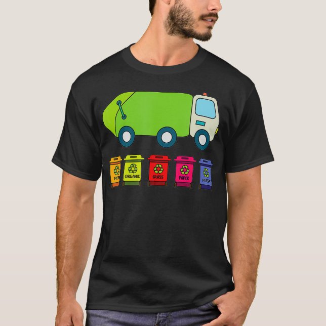 Funny Garbage man shirts Environmental Gifts Recyc (Vorderseite)