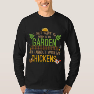 Funny Garden Chicken Whisperer Bauer Lover Geschen T-Shirt