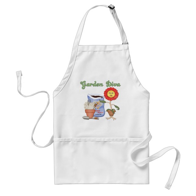 Funny Garden Diva Schürze (Vorne)
