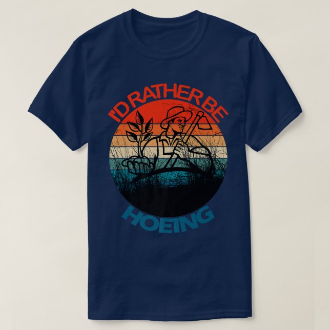 Funny Gardener Bauer Hoeing Garening Geschenke T-Shirt (Design vorne)