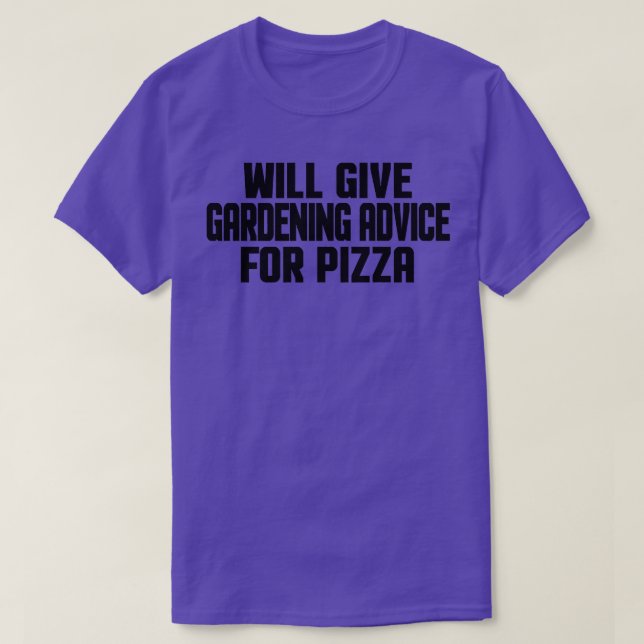 Funny Gardener gibt Gartenberatung für Pizz T-Shirt (Design vorne)