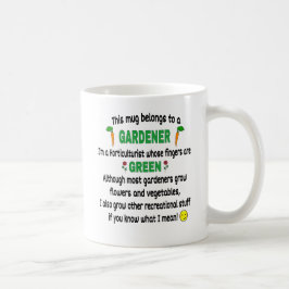   Funny Gardeners Geschenk Kaffeetasse