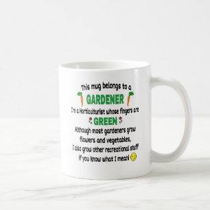   Funny Gardeners Geschenk Kaffeetasse