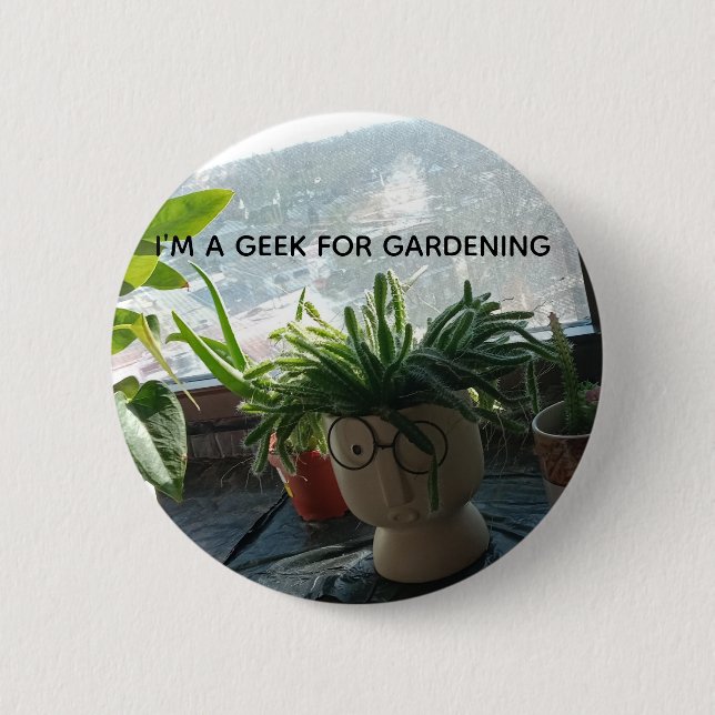 Funny Garening Button (Vorderseite)