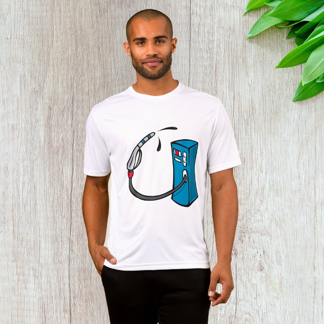 Funny Gas Pump Fuel Station T-Shirt (Von Creator hochgeladen)