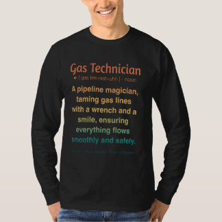 Funny Gas Techniker T-Shirt