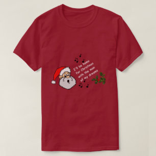 Funny Gay Christmas Homo Christmas Man träumt LGB T-Shirt