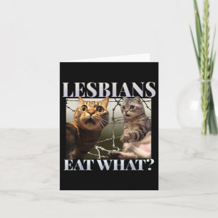 Funny Gay Pride Lesbians essen was Que Lgbtq Blac Karte
