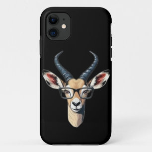 Funny Gazelle Gesicht für Safari und Brillenliebha Case-Mate iPhone Hülle
