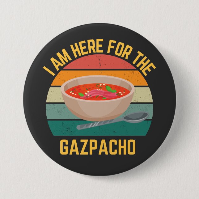 Funny Gazpacho Button (Vorderseite)