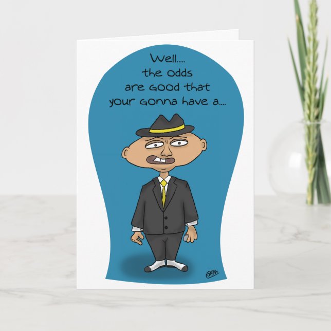 Funny Geburtstagskarten: Mobster Birthday Karte (Vorderseite)
