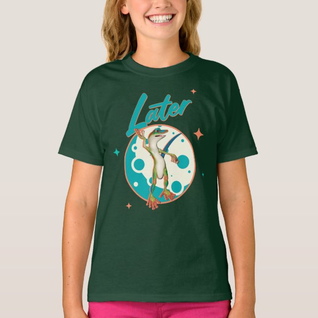 Funny Gecko Spater T-Shirt (Vorderseite)