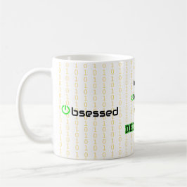 Funny Geek gewidmet nicht besessen Zweifarbige Tasse